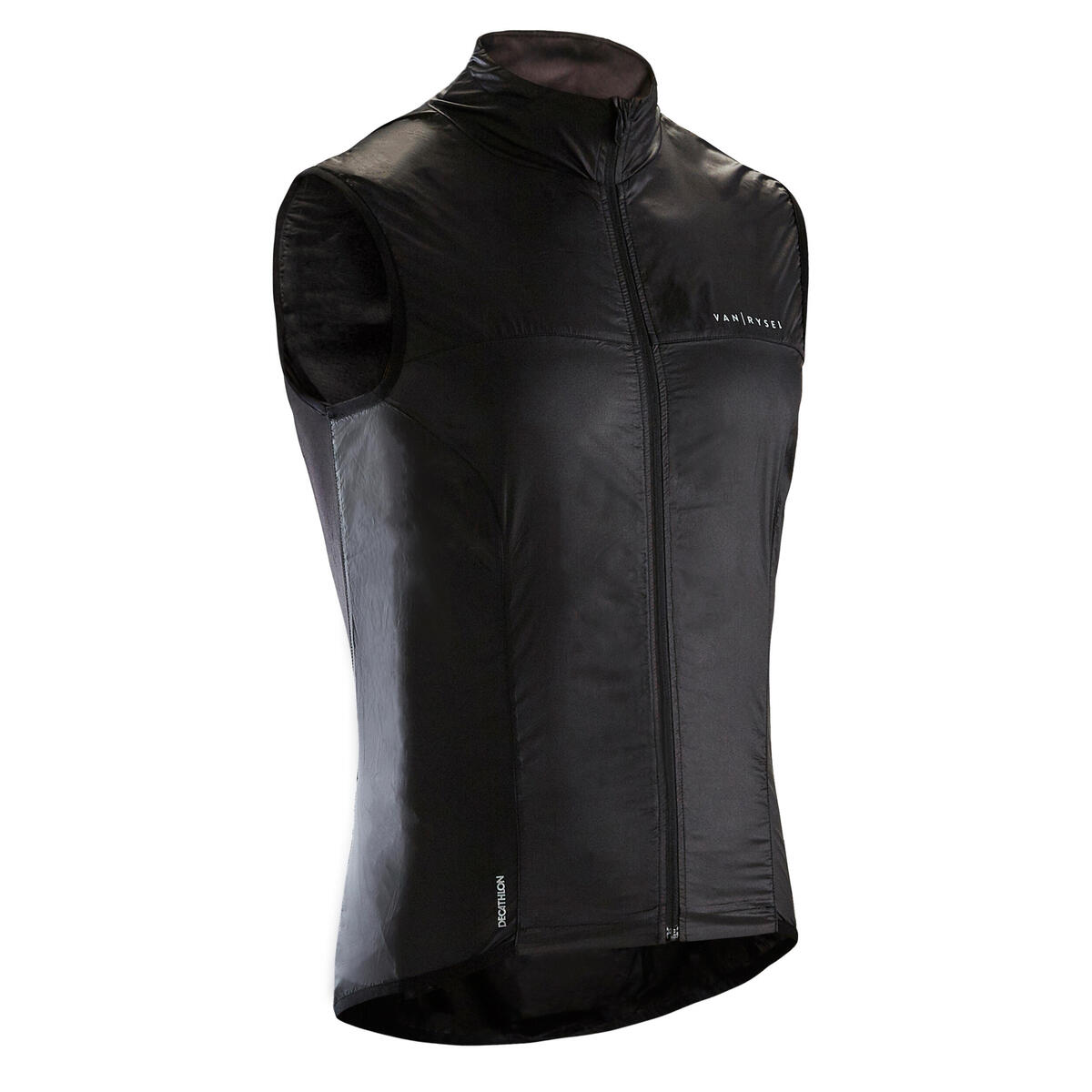 COUPE-VENT VELO ROUTE SANS MANCHE HOMME - RACER ULTRA-LIGHT NOIR