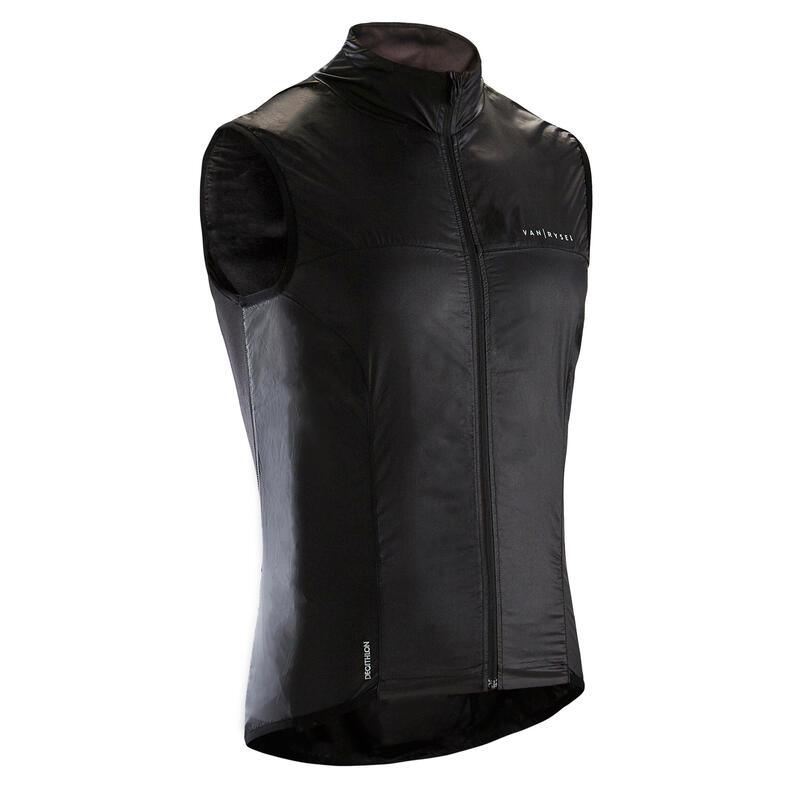 Gilet antivento ciclismo uomo RACER ULTRALIGHT nero