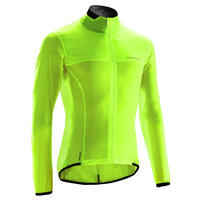 Men's Long-Sleeved Ultra-Light Road Cycling Windbreaker Racer - Yellow