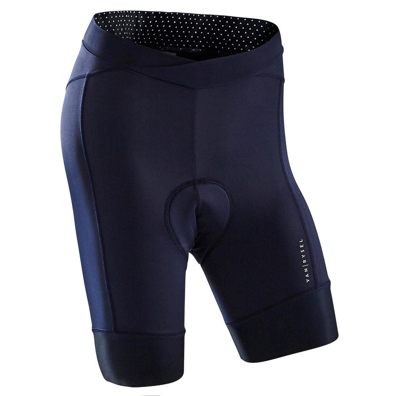 CUISSARD DE VÉLO SANS BRETELLES FEMME 900 MARINE CUISSARD DE VÉLO SANS BRETELLES FEMME 900 MARINE