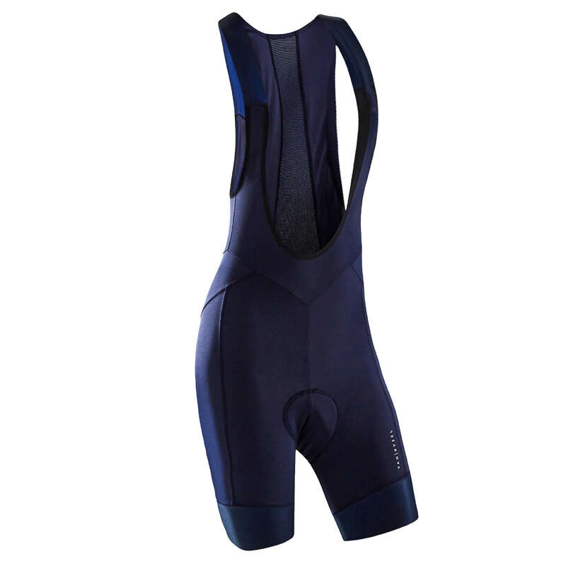 WOMEN WARM WEATHER ROAD APPAREL Clothing - RR 900 Women's Cycling Bib Shorts - Navy Blue VAN RYSEL - By Sport
