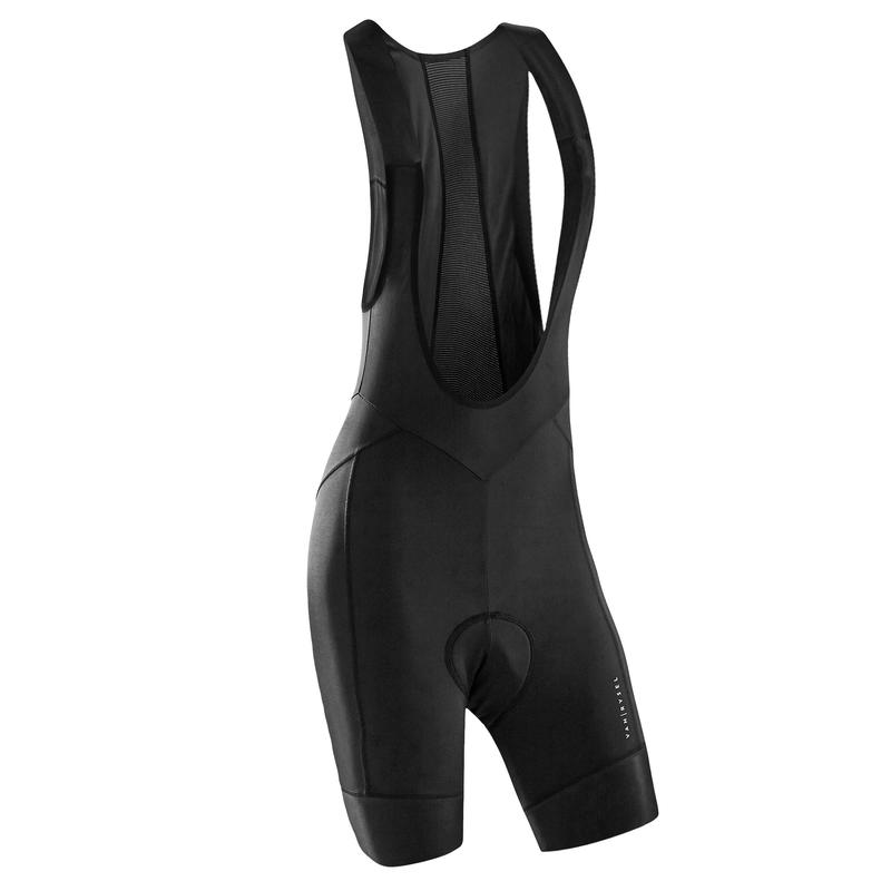 Cuissard vélo bretelles femme 900 noir Cuissard vélo bretelles femme 900 noir