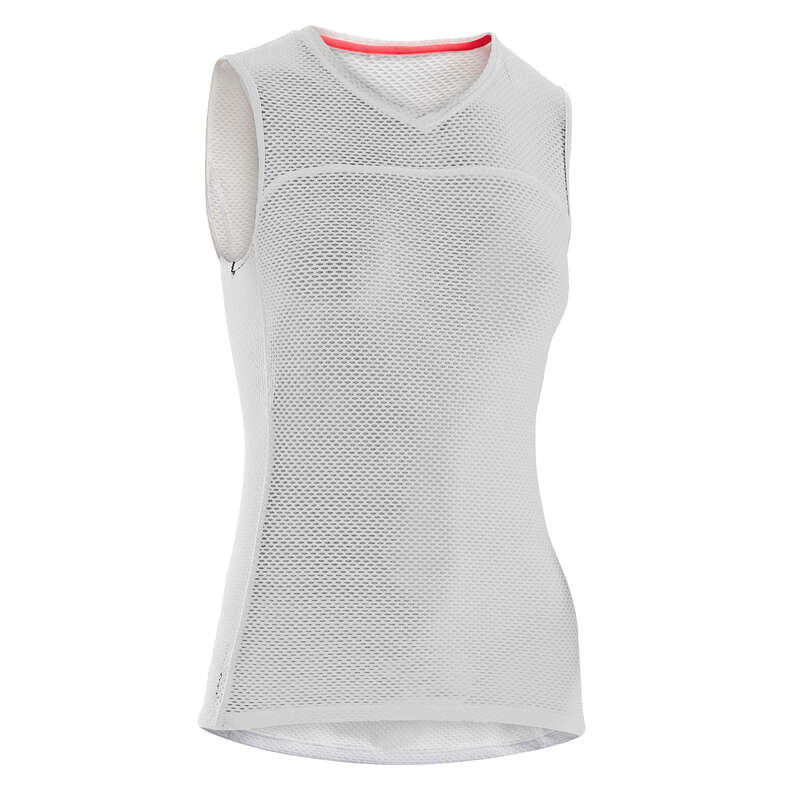 WOMEN WARM WEATHER ROAD APPAREL Clothing - RR 900 Women's Sleeveless Mesh Base Layer - White TRIBAN - By Sport