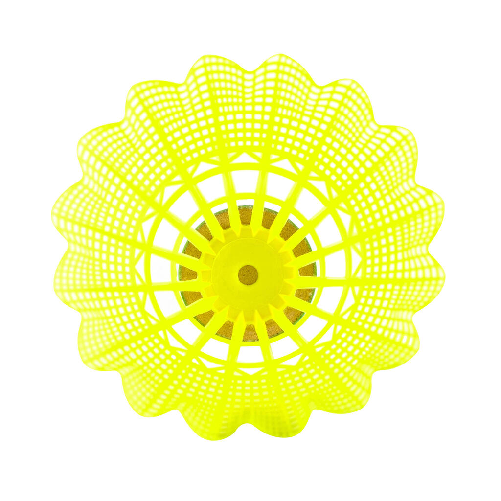 Bela plastična loptica za badminton PSC 100 MEDIUM (3 komada)