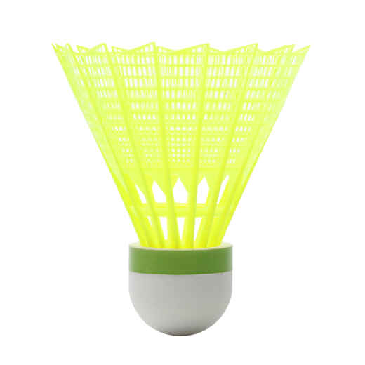 
      PSC 100 Medium Plastic Shuttlecock x 6 - Yellow
  