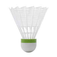 PSC 100 MEDIUM  PLASTIC SHUTTLECOCK x 6 CH  WHITE