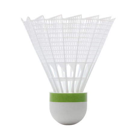 Volant De Badminton En Plastique Psc 100 X 6 Blanc Decathlon