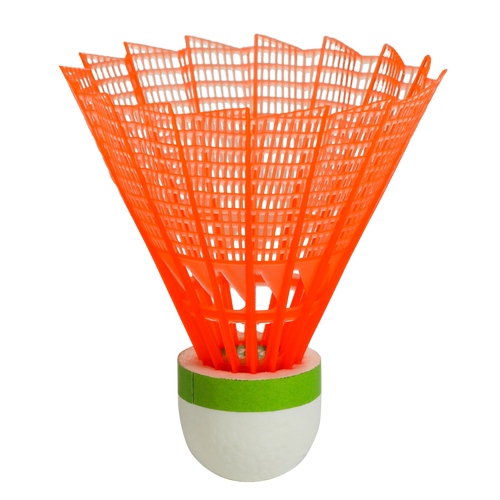 Volant De Badminton En Plastique PSC 500 X 6 - Jaune pour les clubs et  collectivités