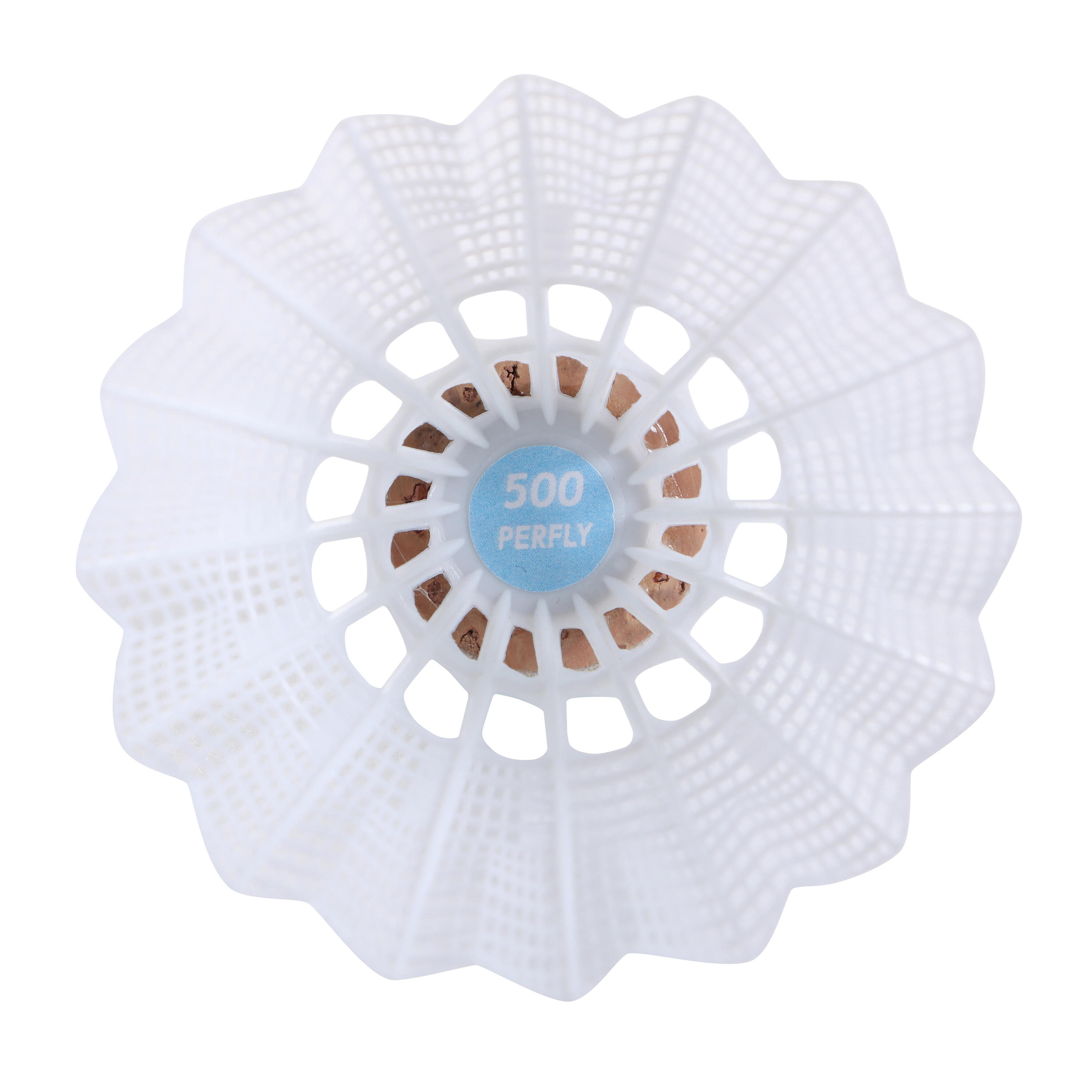 Volants de badminton en plastique paq. 6 - PSC 500 blanc 11/11