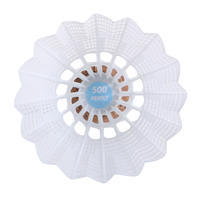 Volants de badminton en plastique paq. 6 - PSC 500 blanc