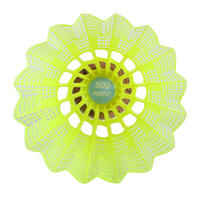 PLASTIC SHUTTLECOCK PSC 500 MEDIUM X 6 YELLOW