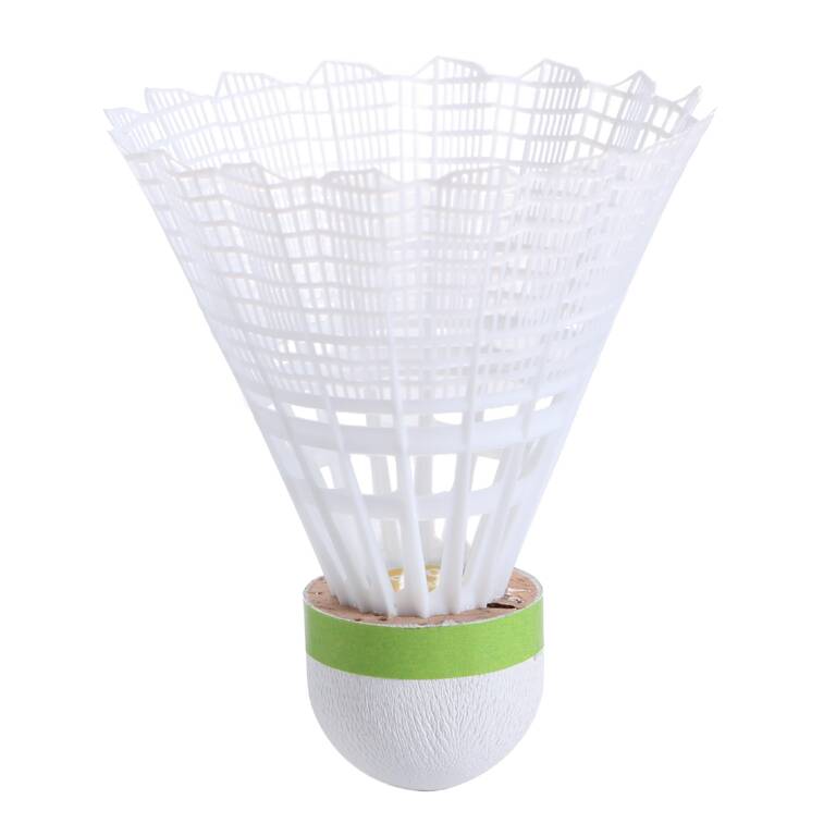 PLASTIC SHUTTLECOCK PSC 900  WHITE x  6 MEDIUM