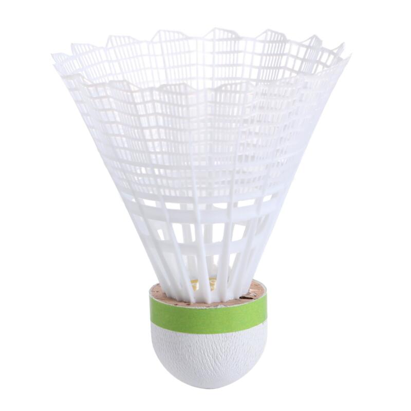 Lot De 6 Volants De Badminton En Plastique PSC 900 Medium - Blanc