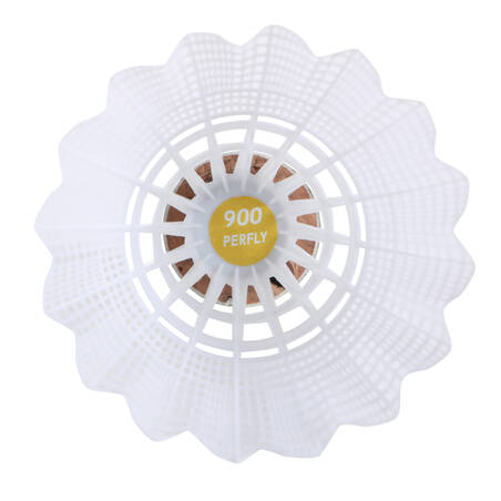 PLASTIC SHUTTLECOCK PSC 900  WHITE x  6 MEDIUM