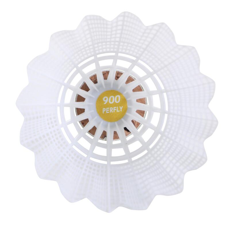 Volant De Badminton En Plastique PSC 900 x 6 - Blanc