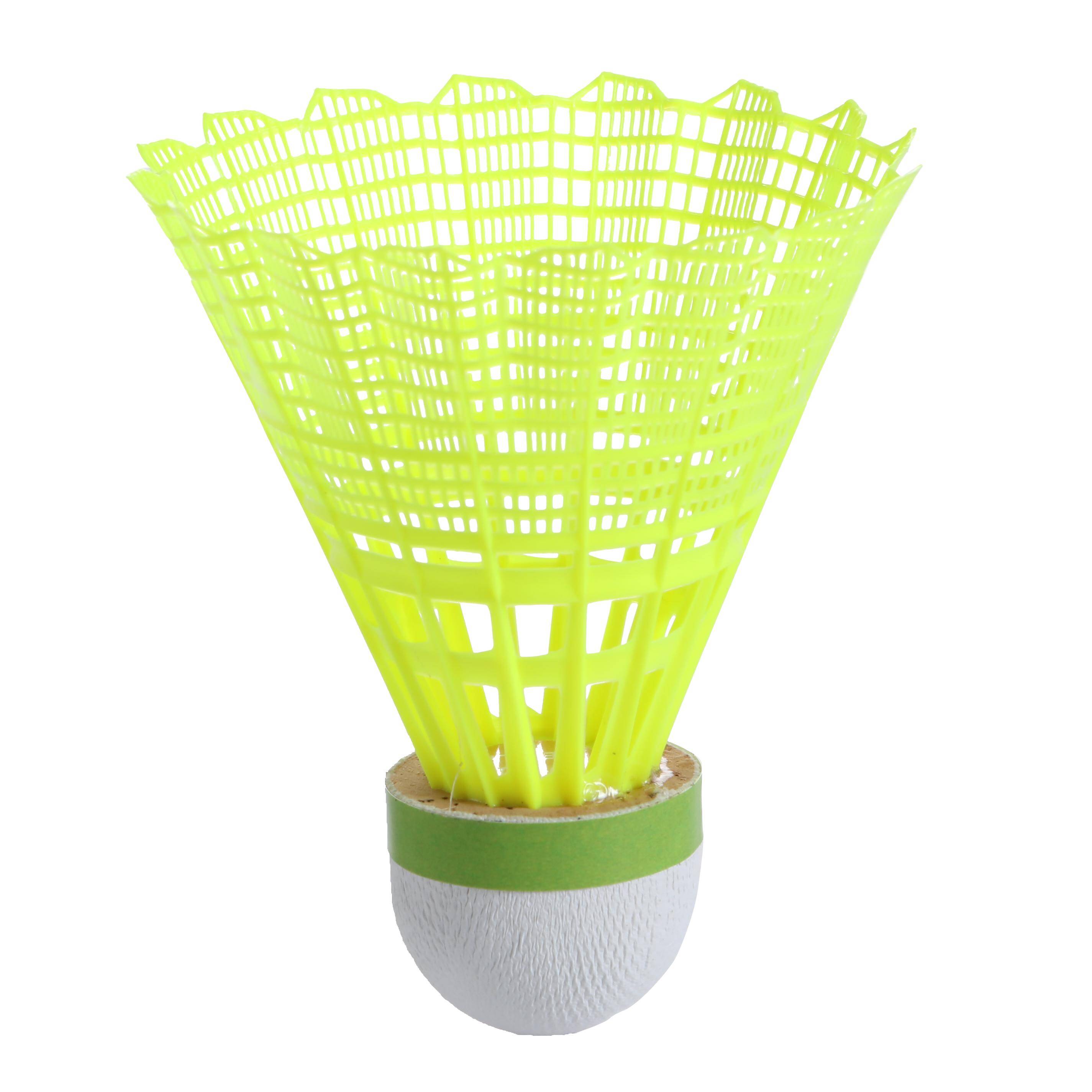 Plastic Shuttlecock PSC 900  Yellow x  6 Slow -  2