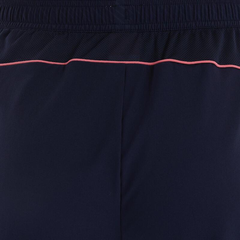 Pantalón corto de bádminton perfly 560 hombre negro y rosa