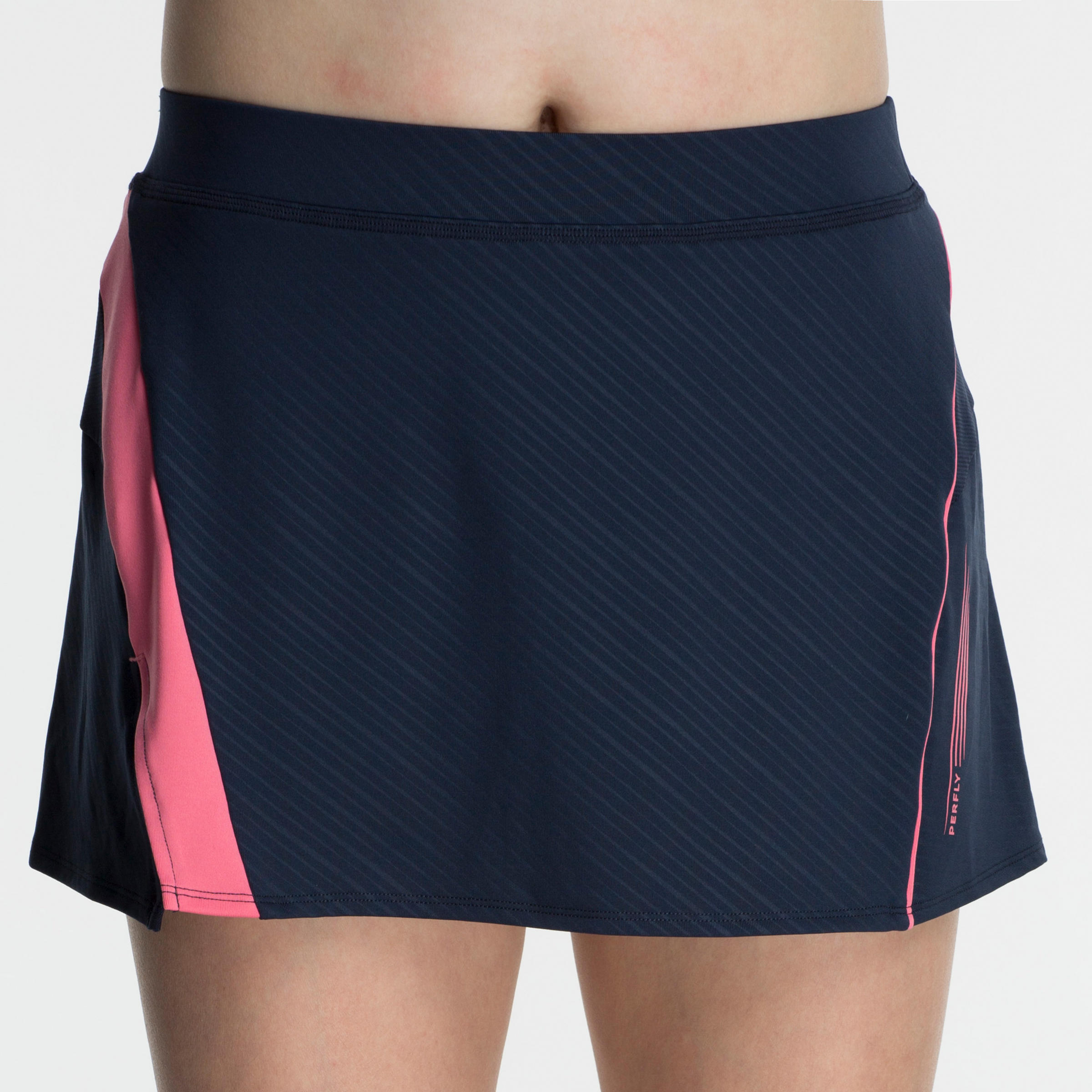 

Skirt 560 W Navy Pink -  By PERFLY | Decathlon, Blue/pink