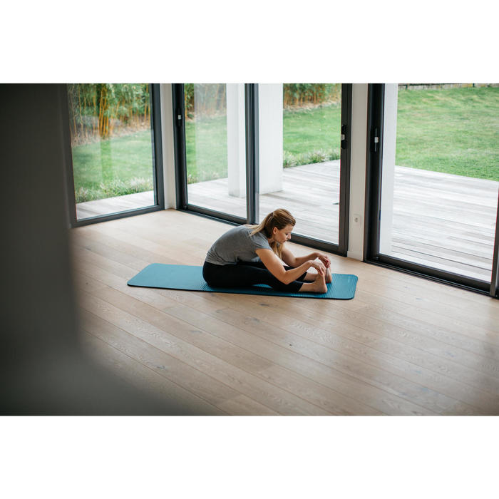 Comfort Pilates Floor Mat Size S 170 cm x 55 cm x 10 mm Petrol Blue