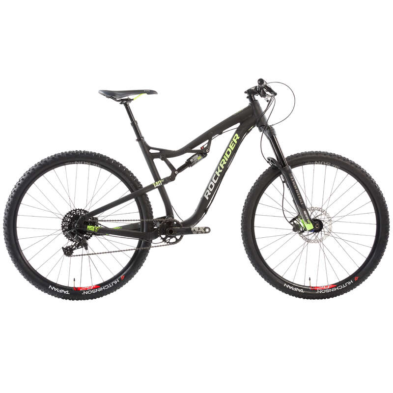 adult mountain bike rockrider st10 black the new my bike