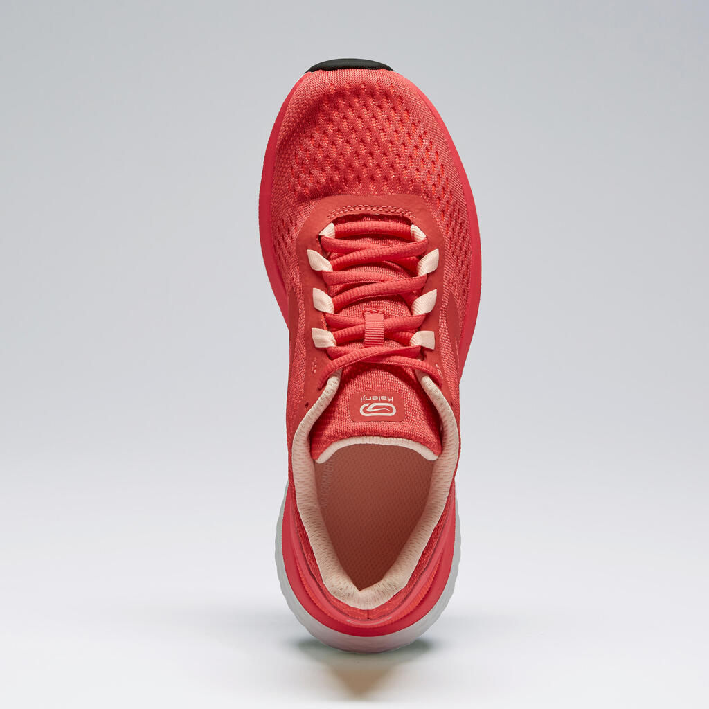 Dámska bežecká obuv Run Support na jogging koralová
