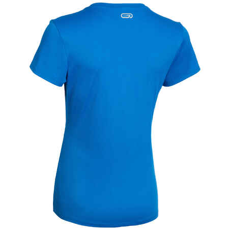 Women's athletics club personalisable T-shirt blue