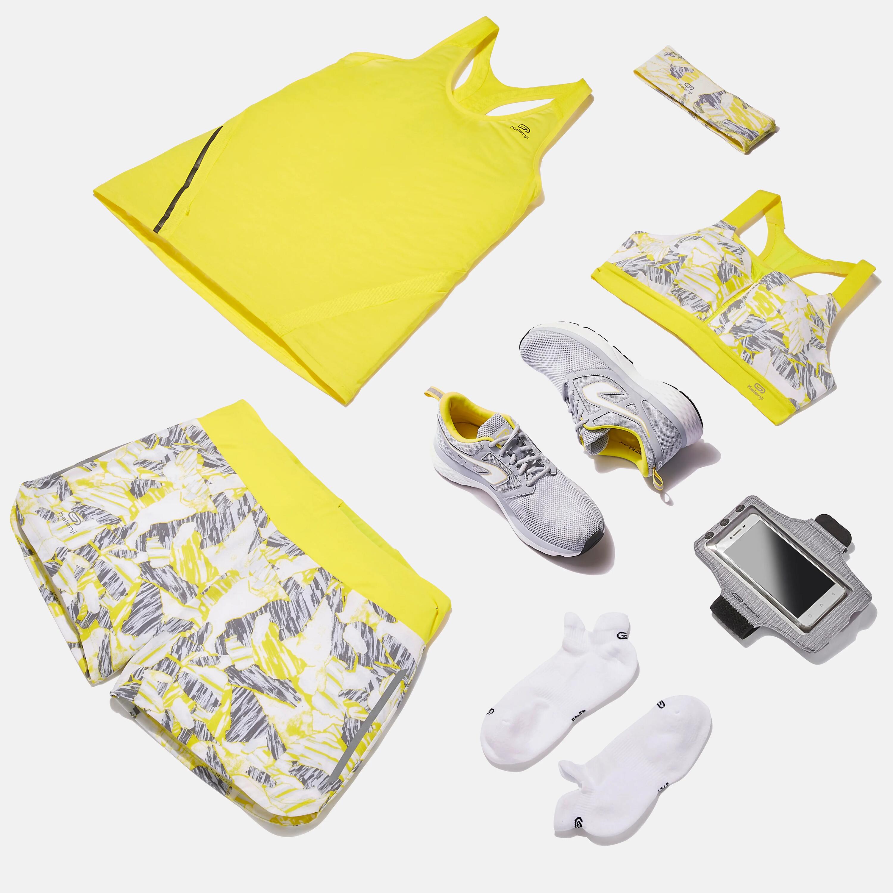 RUN LIGHT WOMEN'S RUNNING TANK TOP - YELLOW 11/11