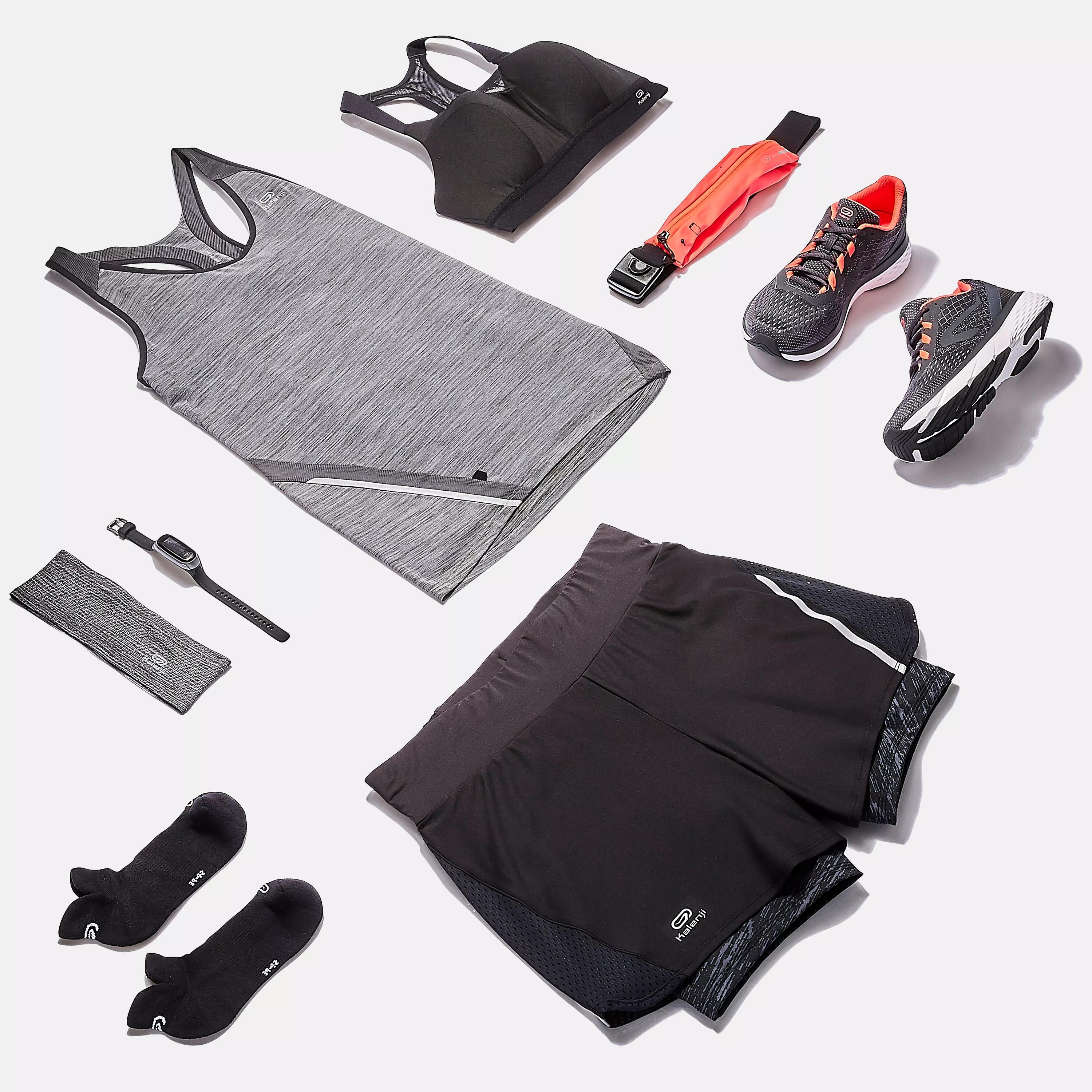 DRY+ 2 IN 1 WOMEN'S RUNNING SHORTS - BLACK 11/11