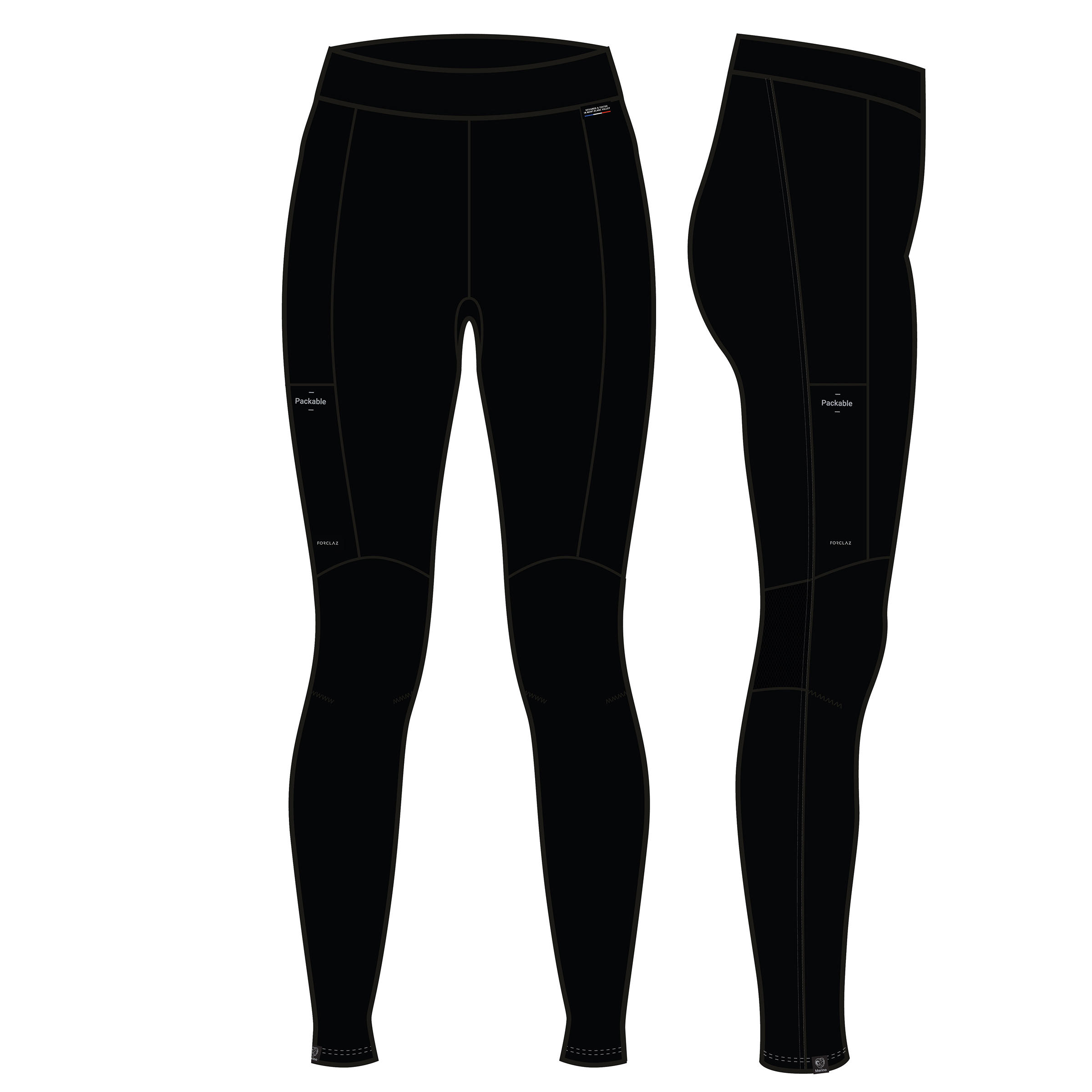 Legginsy trekkingowe damskie Simond MT500 merino 9/13