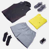 Dry Men's Breathable Running T-Shirt - Lemon Yellow