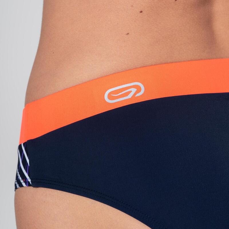 CULOTTE D'ATHLETISME FEMME BLEUE ET ORANGE