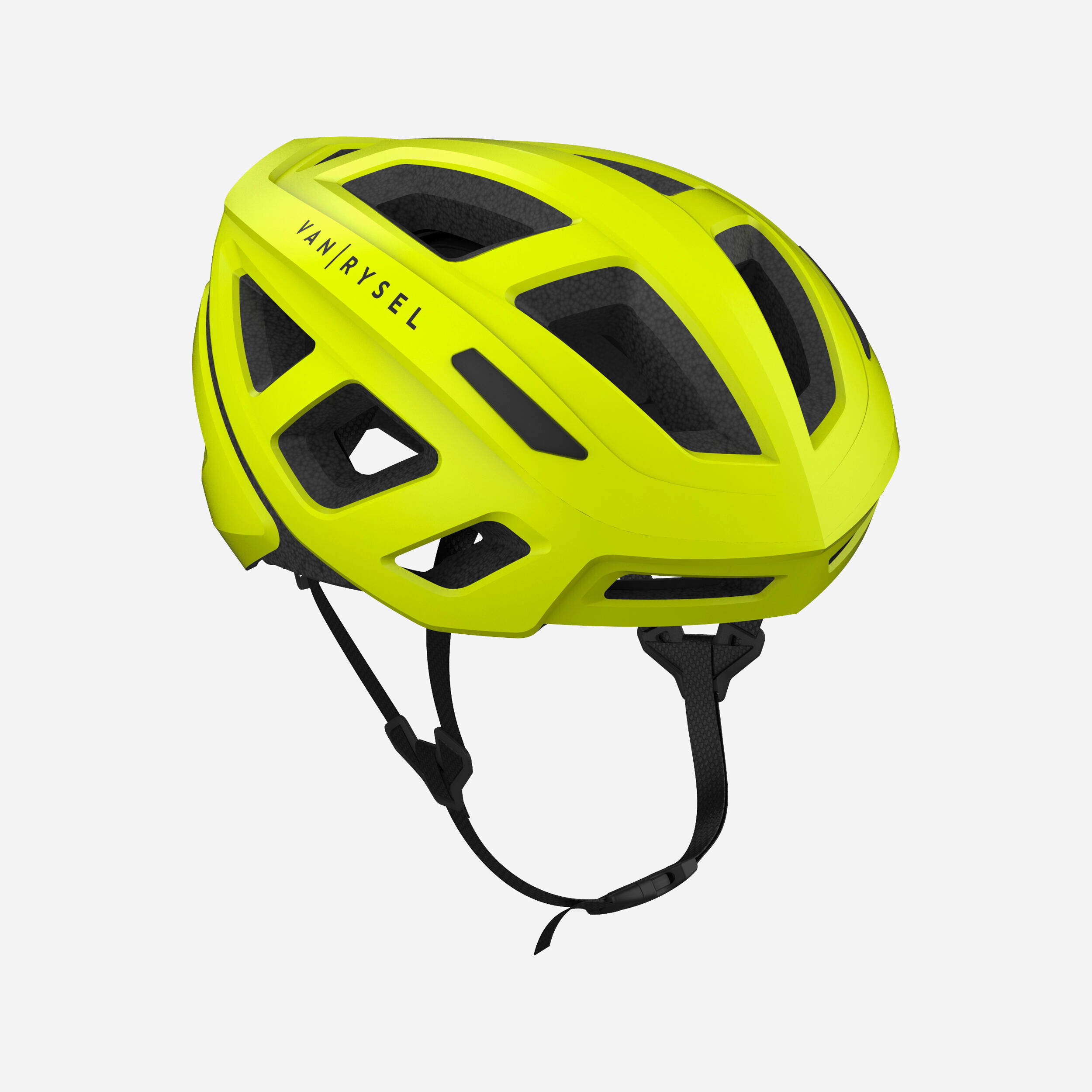 VAN RYSEL RoadR 500 Road Cycling Helmet - Neon Yellow