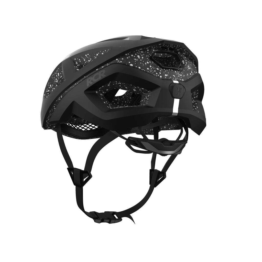 Racer Cycling Helmet - Spotted Black