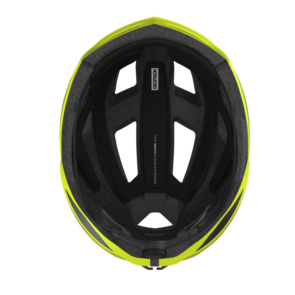 Casco ciclismo ruta roadr500 van rysel - negro