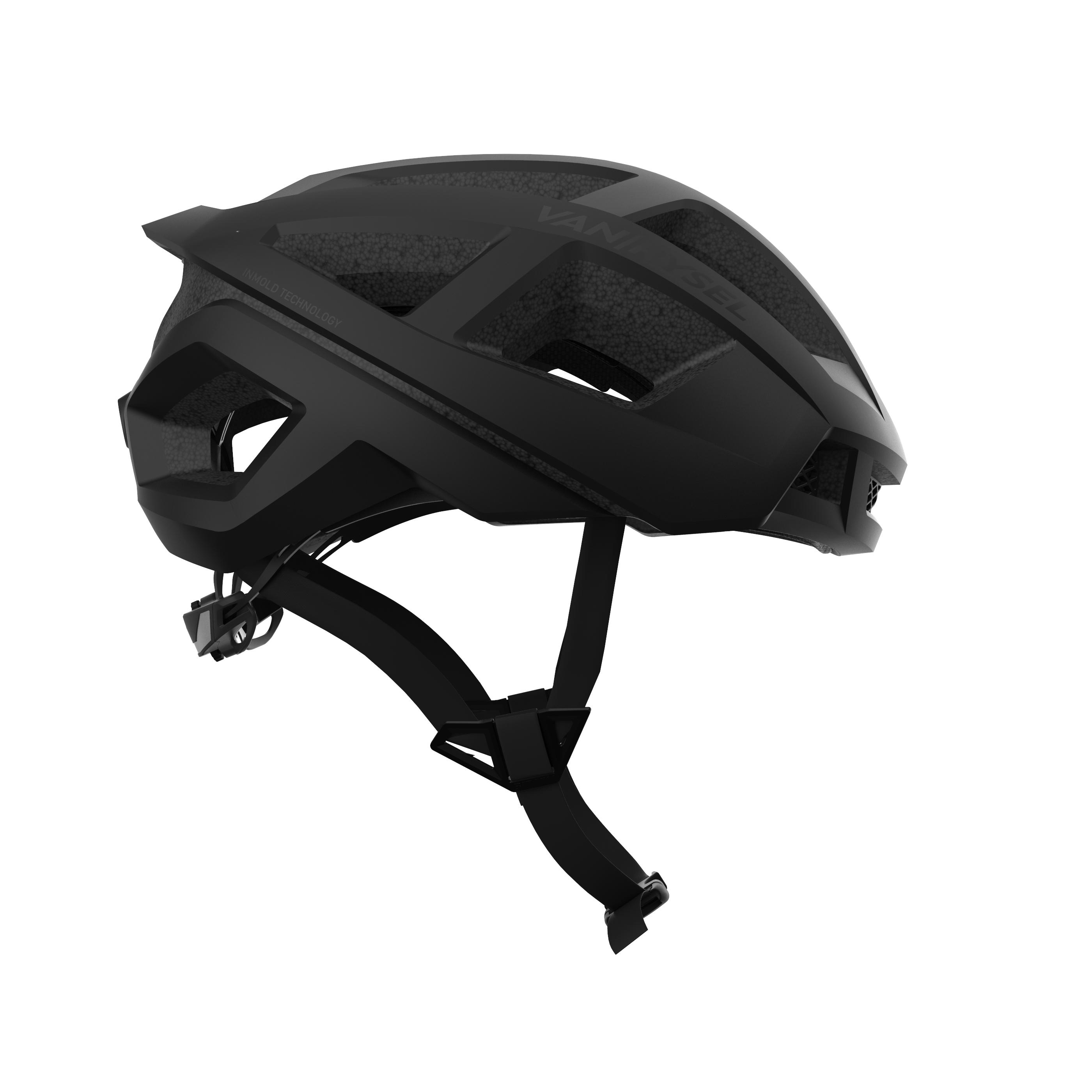 Racer Road Cycling Helmet - Black 3/7