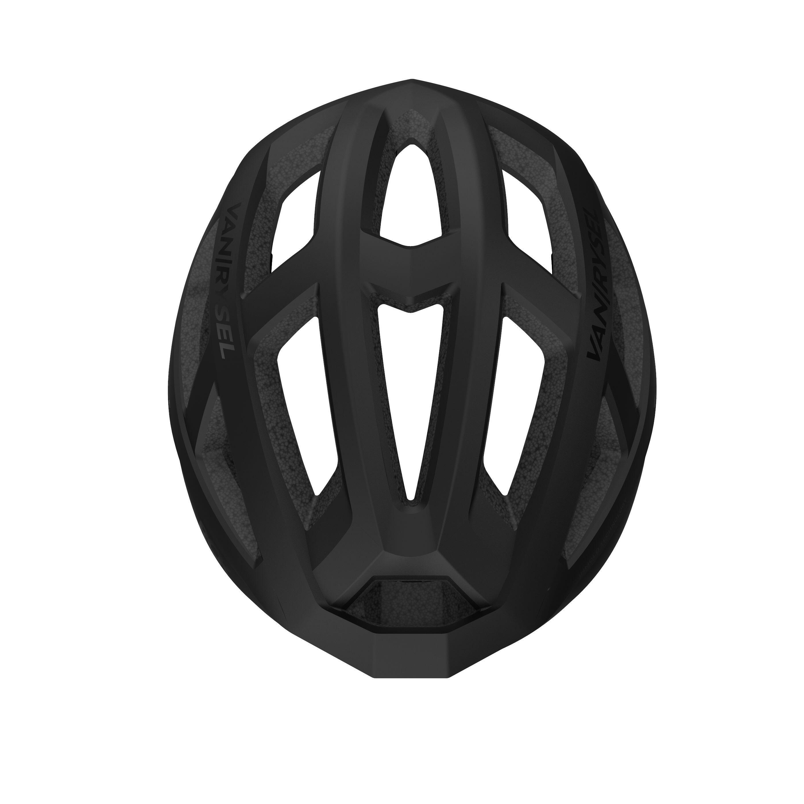 Racer Road Cycling Helmet - Black 2/7