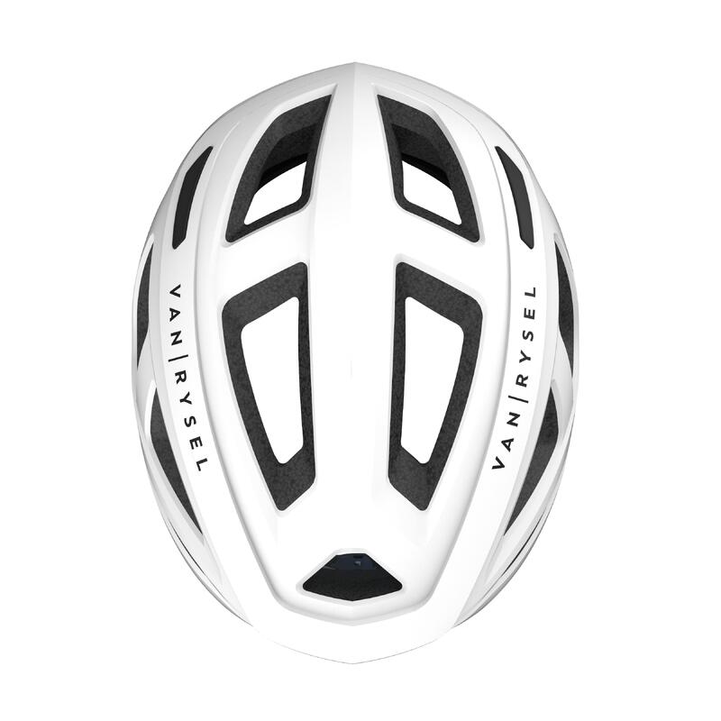Kerékpáros sisak országúti kerékpározáshoz Roadr 500, fehér
