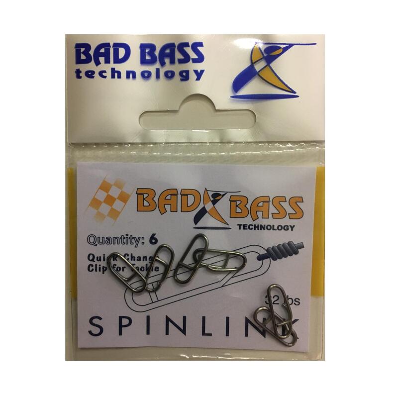 Moschettone pesca Spinlink Bad Bass