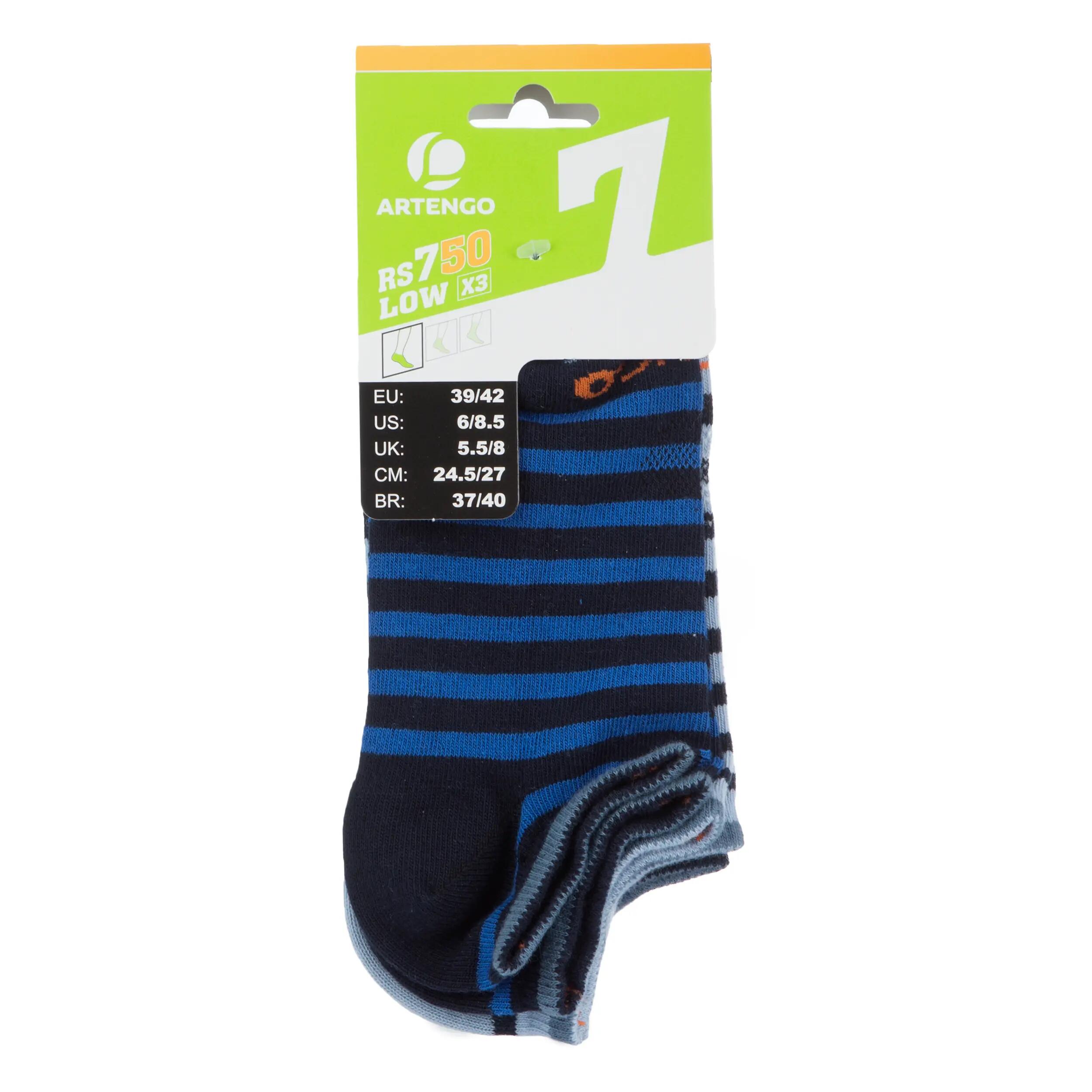 RS 750 Low Rise Socks Tri-Pack - Mottled Mix 11/11