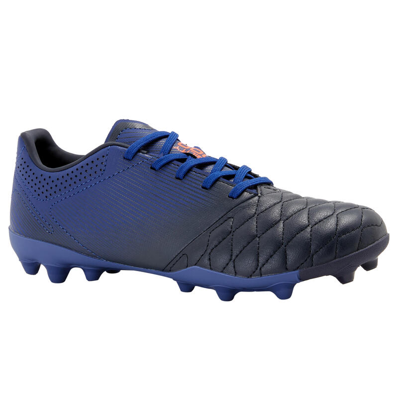 Kids' MG Football Boots with Leather Vamps Agility 540