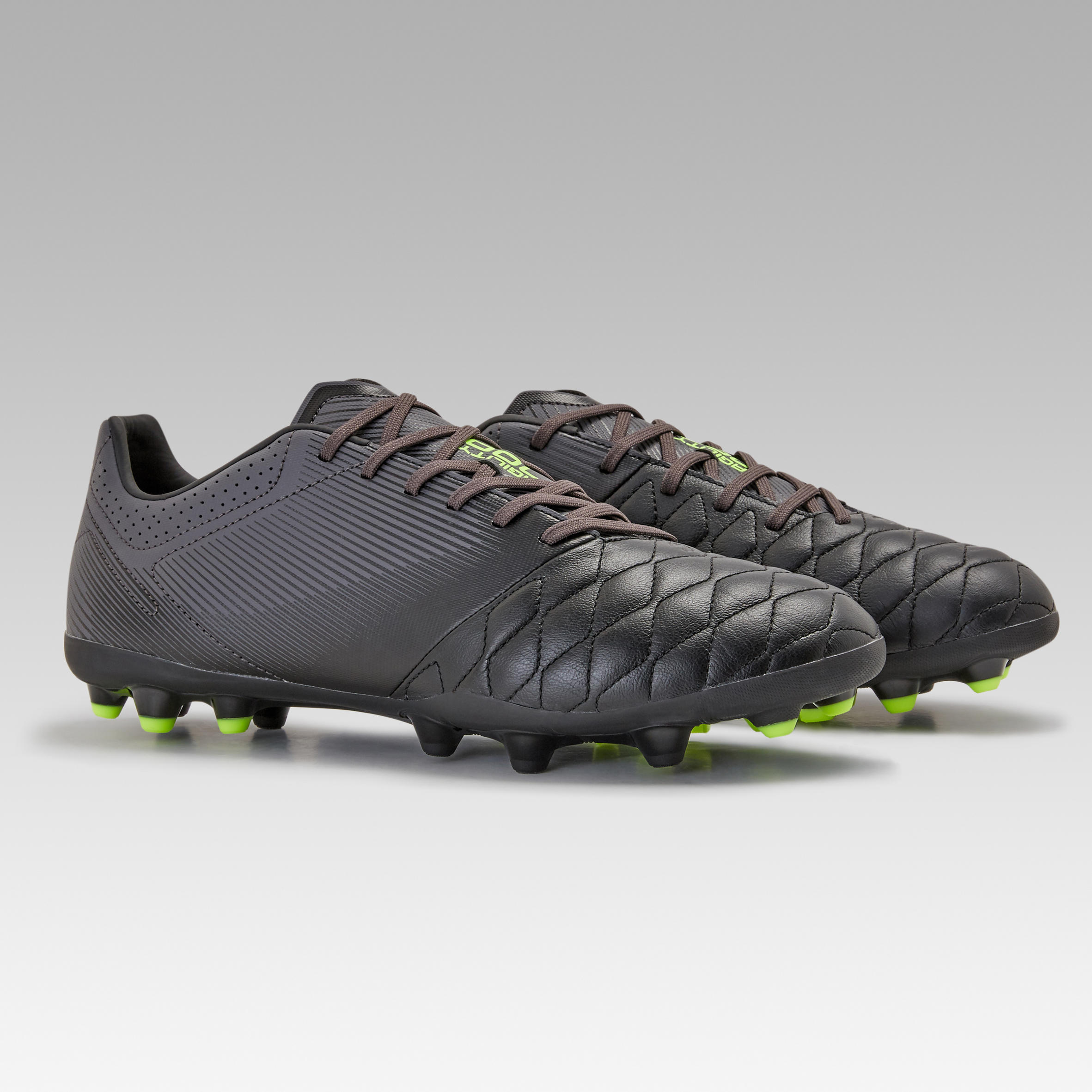 real leather football boots