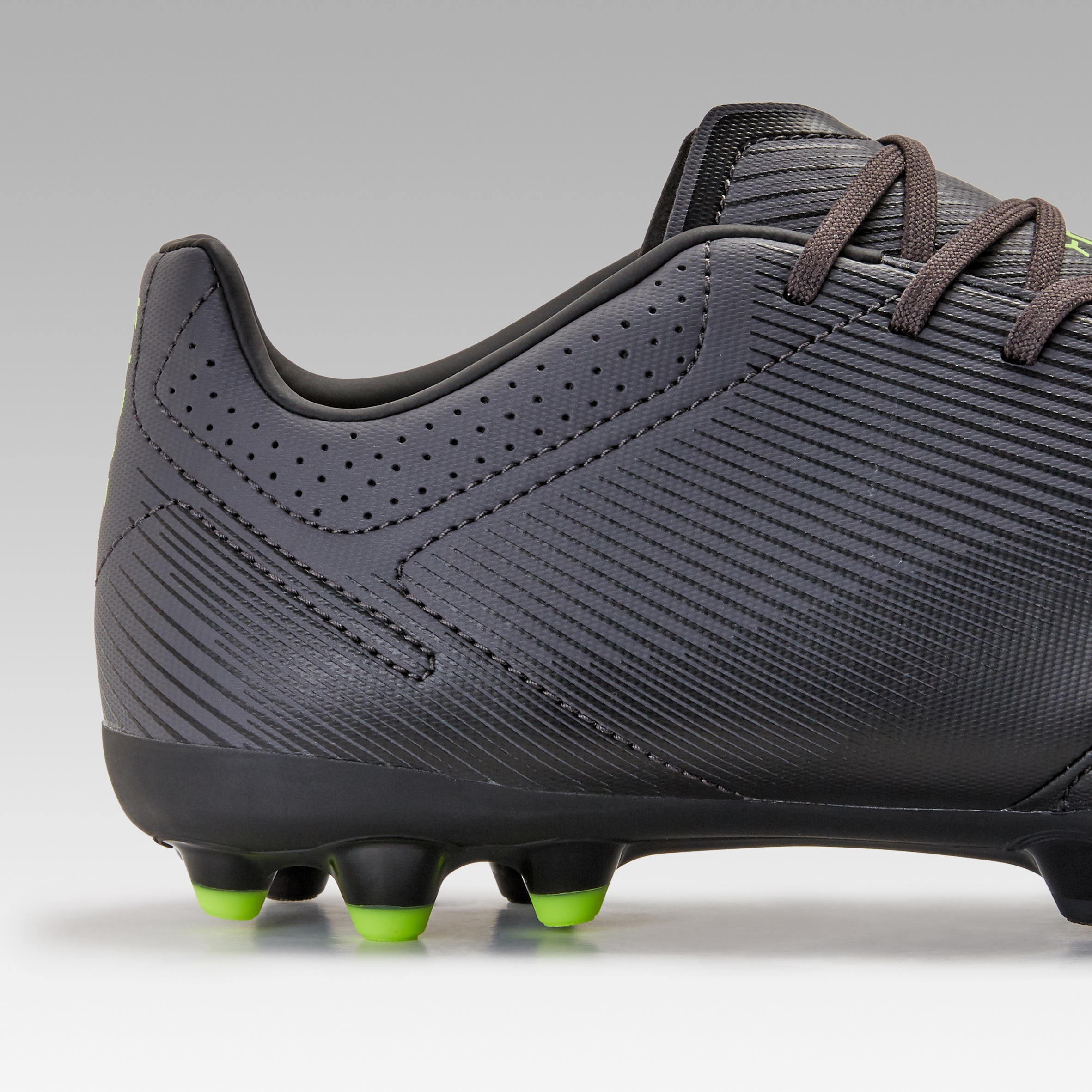 all black leather football boots