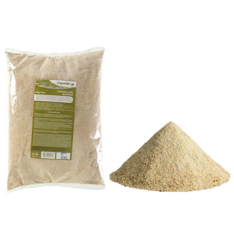 Zsemlemorzsa finomszerelékes horgászathoz, 5 kg, fehér