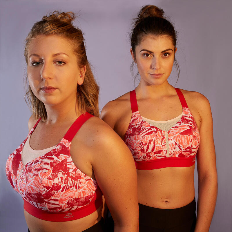 BRASSIERE DE RUNNING CONFORT
ROUGE ROSE CAMOUFLAGE