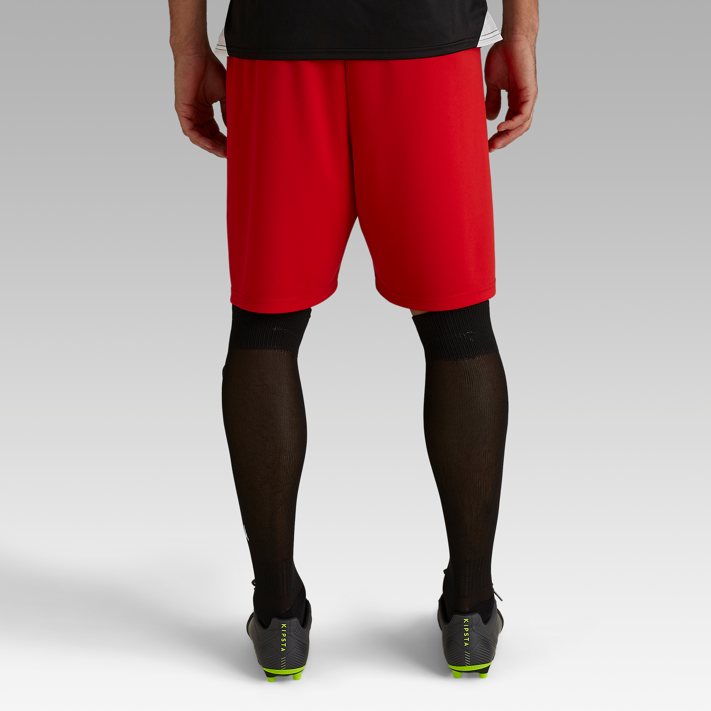 Short de football adulte F100 rouge