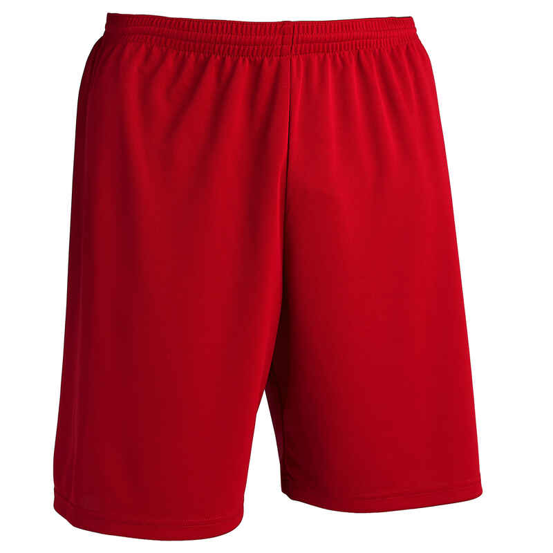 Adult Football Eco-Design Shorts F100 - Red