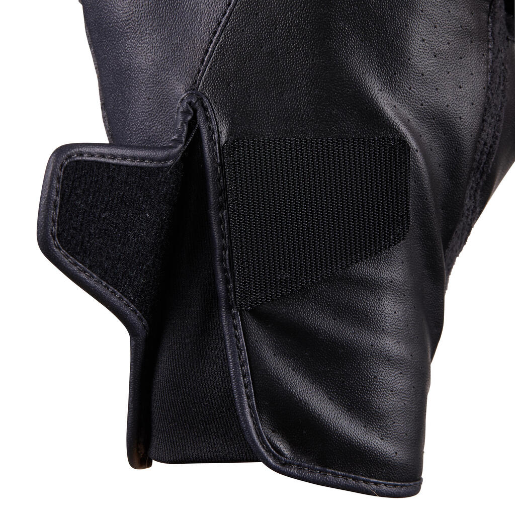 Gants équitation homme 500 noir