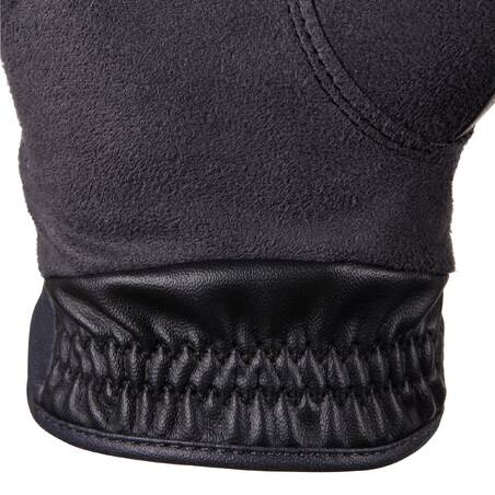 500 Horse Riding Gloves - Black