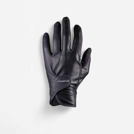 
      Gants équitation homme 500 noir
  