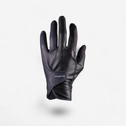 Guanti equitazione uomo 500 neri